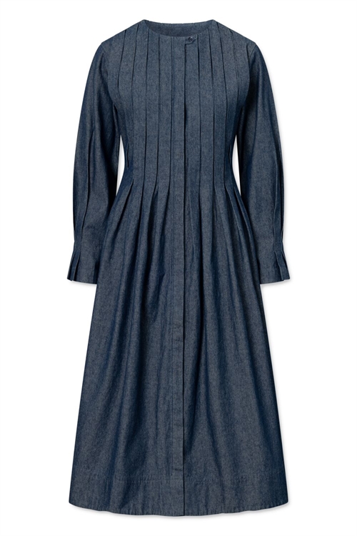 NUE NOTES NEVEDA DRESS DESATURATED DENIM